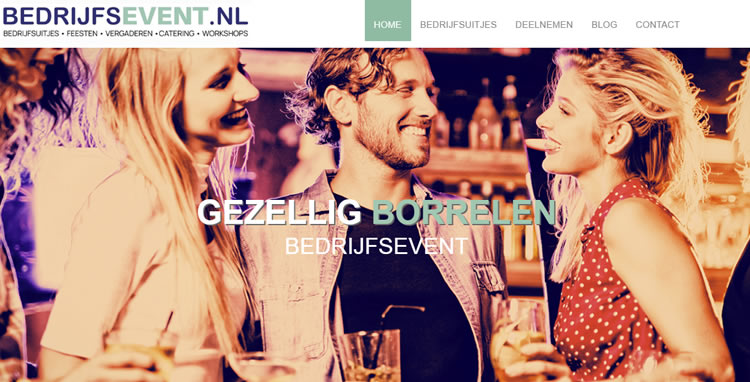Nieuwe website bedrijfsevent