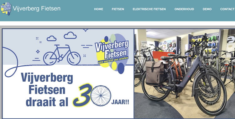 Nieuwe website vijverbergfietsen